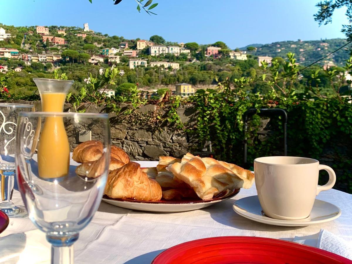 B&B Monte Di Portofino Santa Margherita Ligure Bagian luar foto